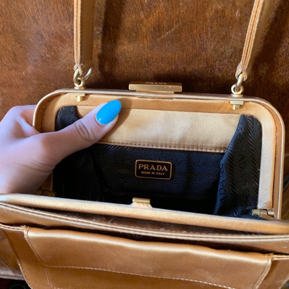 Vintage gold prada